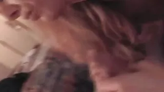 Julie gives a POV blowjob and gets cumshot