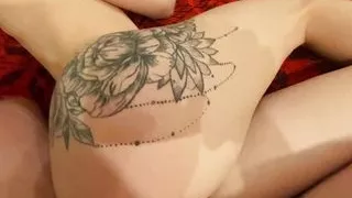 young young hottie got fucked in the mouth and cum on her back