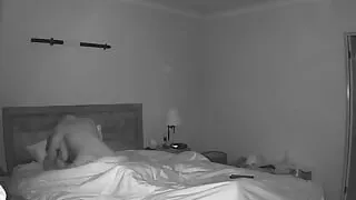 Secret hookup caught on bedroom cam