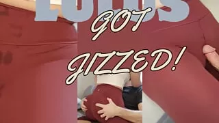 Thick Teacher in leggings rides the dick of her student's dad