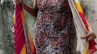 Boy seduces neighbors Aunty on Terrace fuck hard In room Hindi voice