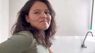 Not in the window!! They're going to realize that I like lesbians!!