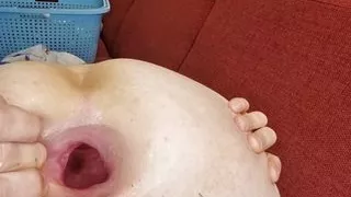 The next level of GAPE! New 9,5cm dildo opening my asshole