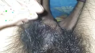 Playing With My Dick and Black Hair