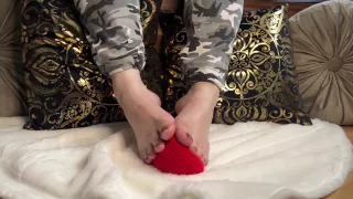 Rubbing Oil On My Feet #8