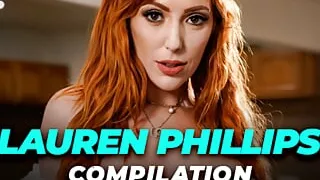 GIRLSWAY - HOT REDHEAD LAUREN PHILLIPS COMPILATION! SQUIRTING, ROUGH FINGERING, GROUP SEX, & MORE...
