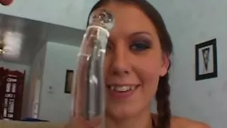 One Naughty Brunette Called Alicia Alighatti Likes Anal Sex and Gaping Wide