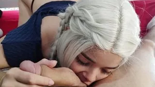 White Wolf Ofc - Princess Putting Cock Deep In Mouth Before Sitting Down ft. White Moon
