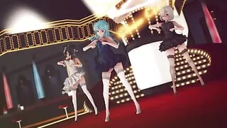 Mmd R-18 Anime Girls Sexy Dancing (clip 1)