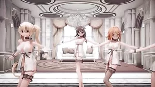 Mmd R-18 Anime Girls Sexy Dancing (clip 3)