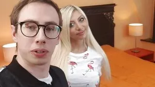 First Fuck in Porn for Italian Beuty Lisa Amane with Max Felicitas