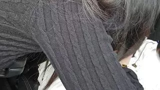 My friend while I'm driving takes my cock in my hand