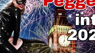 Femdom Latex Anal Fuck Pegging into 2024 NYE StrapOn BDSM Female Domination Real Homemade Milf