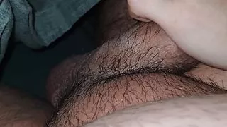 Step mom is very patience with step son dick while handjob his cock
