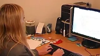 On her first date the erotic blonde girl does not shy away from doing anal