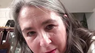 AuntJudys - Your Mature Hairy Step-Aunt Grace Catches You Watching Mature Porn (POV)