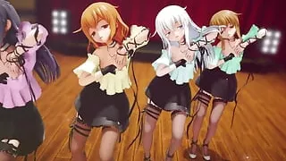 Mmd R-18 Anime Girls Sexy Dancing (clip 28)