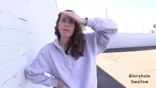 GloryholeSwallow - Erika's 1st Visit