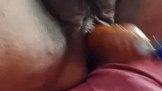 Thick Greek MILF Bella getting big labia pussy fucked by fuck machine