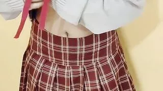 Desi Indian Girl Bunked School to Fuck Her Boyfriend