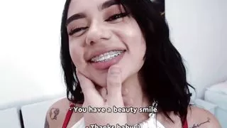 Beautiful Petite Gets Fucked Hardcore in Lingerie