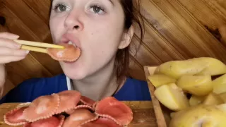 Asmr Mukbang Feederism Raviolis Rouge