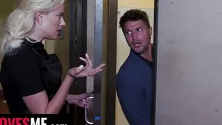 Condom, Oral Sex, Rubbing, Shaved Pussy, Sister, Skinny