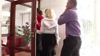 Couple couldnt afford a new house but got it for free after wife sucked cock