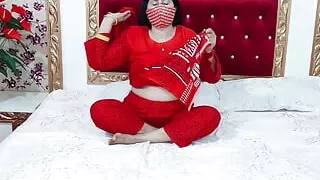 Hindi Mature Women Dildo Riding with Urdu Hindi Dirty Talking