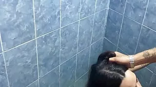 The stepdaughter was fucked for debt