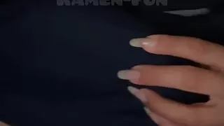 Sexy nails handjob