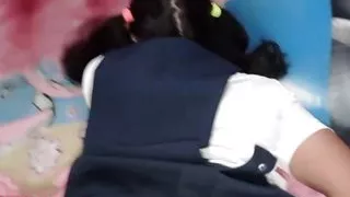 I give my stepbrother the best blowjob in the world, when my parents are not at home I make him finish in my mouth