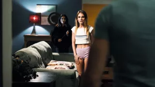 crazy ex girlfriend  fucks teens best friend and makes her lick pussy