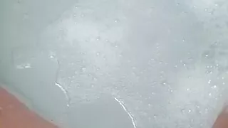 Sweet moments in bathtub