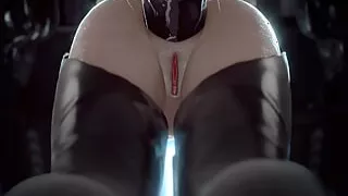 Aphy3d & X3D Intense anal sex delicious tasty big ass swallowing huge cock in her tight anus doggy style tasty fucking sweet ass