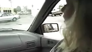 Gangbang Archive Busty blonde MILF with 3 guys