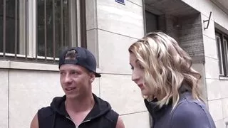 Cuck Husband Licks While His Wife Elissen Sweet Gets Ass Fucked