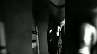 skinny skinny masked guy dancing very deliciously in his room it looks like he enjoys it