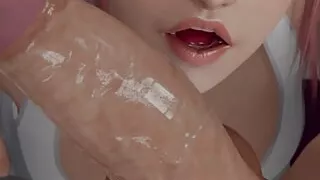 Aphy3d & X3D Intense sex delicious tasty blowjob for the Christmas party sweet hot ass thirsty for cum and huge cocks sweet