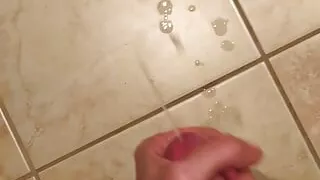 Big load on bathroom floor