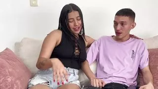 taking my stepbrother's virginity - squirt - bbw - in Spanish