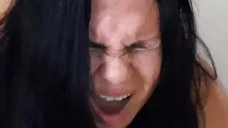 Rough anal without mercy for ebony latina bbw stepmom