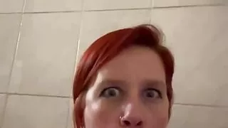 Teasing my sexy titts in the bath