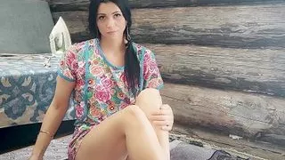 Fisting and squirting from a lonely village girl.