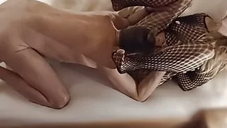 Stepmom gets nailed in the hotel room by a stranger in missionary position and inseminated with creampie.