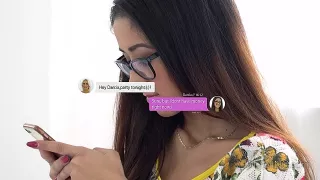 Brillenluder in Kehle und Möse gefickt