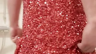 The wife's new dress