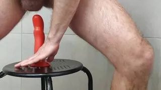 Working the prostate with my dildo