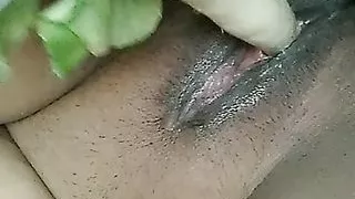 Fucking my pussy with reddish