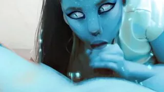 Avatar Cosplayer Roughly Fucks till Cum in Pussy POV